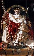 Jean Auguste Dominique Ingres Napoleon I on his Imperial Throne Spain oil painting artist